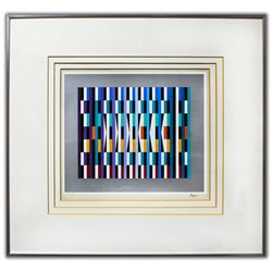 Yaacov Agam- Original Lithograph  Untitled 