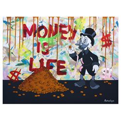 Nastya Rovenskaya- Mixed Media "Money is Life"