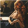Image 2 : Fabian Perez, "Cynzia At Las Brujas" Hand Textured Limited Edition Giclee on Canvas. Hand Signed and