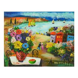 Shlomo Alter, Original Acrylic Painting on Canvas, Hand Signed with Letter of Authenticity.