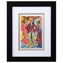 Patricia Govezensky- Original Watercolor "Top Model"