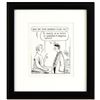 Image 1 : Bizarro! "Doctor's Headband Thing" is a Framed Original Pen & Ink Drawing by Dan Piraro, Hand Signed