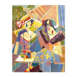 Isaac Maimon, "New Scheme of Color" Original Acrylic Painting, Hand Signed with Certificate of Authe