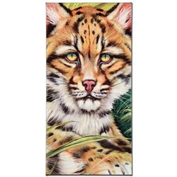"Ocelot Eyes" Limited Edition Giclee on Canvas by Martin Katon, Numbered and Hand Signed. This piece