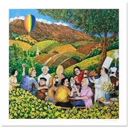 Guy Buffet, "Napa Valley Mustard Festival" Limited Edition Serigraph; Numbered and Hand Signed with 