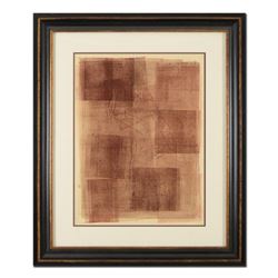 Neal Doty (1941-2016), Framed Original Mixed Media Linocut, Hand Signed with Certificate of Authenti