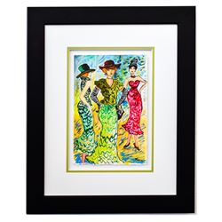 Patricia Govezensky- Original Watercolor "Modeling"