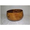 Image 8 : Large Curly Koa Wood Round Calabash Bowl by R.W. Butts 16" Diameter x 9" High