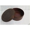 Image 3 : Large Round Woven Container w/ Lid 16" Dia, 8" High