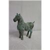 Image 2 : Saddled Horse, Metal Cast with Patina 14" L,  18.5" Tall