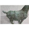 Image 8 : Saddled Horse, Metal Cast with Patina 14" L,  18.5" Tall
