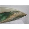 Image 8 : Islands Fine Burgers Wave Designed Surfboard, Signed WES Hawaii 8'2" x 18.5" x 2.5"