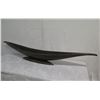 Image 1 : Very Large Carved Wooden Bowl w/ Pedestal Base, Approx. 40" Long
