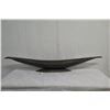 Image 8 : Very Large Carved Wooden Bowl w/ Pedestal Base, Approx. 40" Long