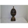 Image 2 : Large Faberge-Style Cobalt Blue Enameled Egg (Opens Up) 14" Dia, 38" Tall