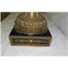 Image 8 : Large Faberge-Style Cobalt Blue Enameled Egg (Opens Up) 14" Dia, 38" Tall