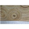 Image 2 : Large Straw/Seagrass 3D Artwork 55" x 28" (Front has wave-like curvature)
