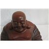 Image 8 : Carved Wooden Seated Buddha 19"W, 13" High