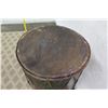 Image 8 : Vintage Bongo Drum w/ Rope Netting & Shoulder Strap 19" Diameter x 39" Tall