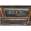 Image 8 : Long Wooden Sideboard Buffet Cabinet w/ 10 Engraved Drawers 79" x 16" x 23" Ht