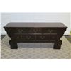 Image 2 : Long Wooden Sideboard Buffet Cabinet w/ 7 Drawers 75" x 20.5" x 34" Ht