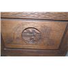 Image 11 : Carved Wooden Chest w/ Asian Ship Design & Metal Clasp 41" x 20" x 22" Ht