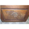 Image 17 : Carved Wooden Chest w/ Asian Ship Design & Metal Clasp 41" x 20" x 22" Ht