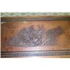 Image 3 : Carved Wooden Chest w/ Asian Ship Design & Metal Clasp 41" x 20" x 22" Ht