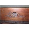 Image 5 : Carved Wooden Chest w/ Asian Ship Design & Metal Clasp 41" x 20" x 22" Ht