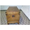 Image 10 : Wooden Chest w/ Removable Base & Metal Hardware 37" x 20" x 26" Ht