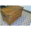 Image 13 : Wooden Chest w/ Removable Base & Metal Hardware 37" x 20" x 26" Ht