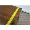 Image 23 : Wooden Chest w/ Removable Base & Metal Hardware 37" x 20" x 26" Ht