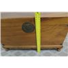 Image 25 : Wooden Chest w/ Removable Base & Metal Hardware 37" x 20" x 26" Ht