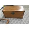 Image 31 : Wooden Chest w/ Removable Base & Metal Hardware 37" x 20" x 26" Ht