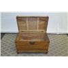 Image 3 : Wooden Chest w/ Removable Base & Metal Hardware 37" x 20" x 26" Ht