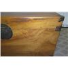 Image 8 : Wooden Chest w/ Removable Base & Metal Hardware 37" x 20" x 26" Ht