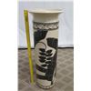 Image 1 : Tall Ceramic Brown Hanging Ginger Design Vase 36" Tall, 11" Dia.