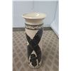 Image 4 : Tall Ceramic Brown Hanging Ginger Design Vase 36" Tall, 11" Dia.