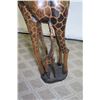 Image 11 : Tall Carved Wooden Giraffe w/ Baby, 56" High