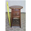 Image 2 : Ching Dynasty Elm & Chinese Wood Barber Chair 16"x30" Tall, Certified Antique