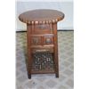 Image 3 : Ching Dynasty Elm & Chinese Wood Barber Chair 16"x30" Tall, Certified Antique