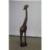 Image 2 : Very Tall Carved Wooden Giraffe, Approx. 6-Ft Tall