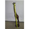Image 8 : Very Tall Carved Wooden Giraffe, Approx. 6-Ft Tall