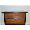Image 3 : Tall Ching Dynasty Elm & Chinese Wooden Book Chest Certified Antique 16.5 x 31.5 x 63"H