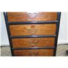 Image 4 : Tall Ching Dynasty Elm & Chinese Wooden Book Chest Certified Antique 16.5 x 31.5 x 63"H