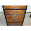 Image 5 : Tall Ching Dynasty Elm & Chinese Wooden Book Chest Certified Antique 16.5 x 31.5 x 63"H