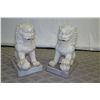 Image 11 : Qty 2 Guardian Foo Dog Statues 20" x 14" x 27" Tall