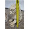 Image 16 : Qty 2 Guardian Foo Dog Statues 20" x 14" x 27" Tall