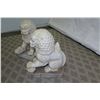 Image 3 : Qty 2 Guardian Foo Dog Statues 20" x 14" x 27" Tall