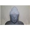 Image 3 : Seated Buddha Statue, Solid Stone, 28" Base Dia., 42" Tall (Very Heavy)